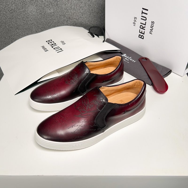 Berluti 벨루티 남성 수제 가죽 스니커즈 001-262555