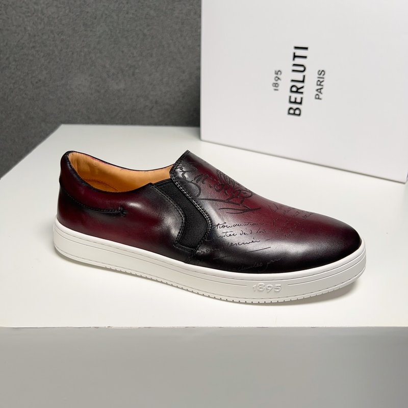 Berluti 벨루티 남성 수제 가죽 스니커즈 001-262555