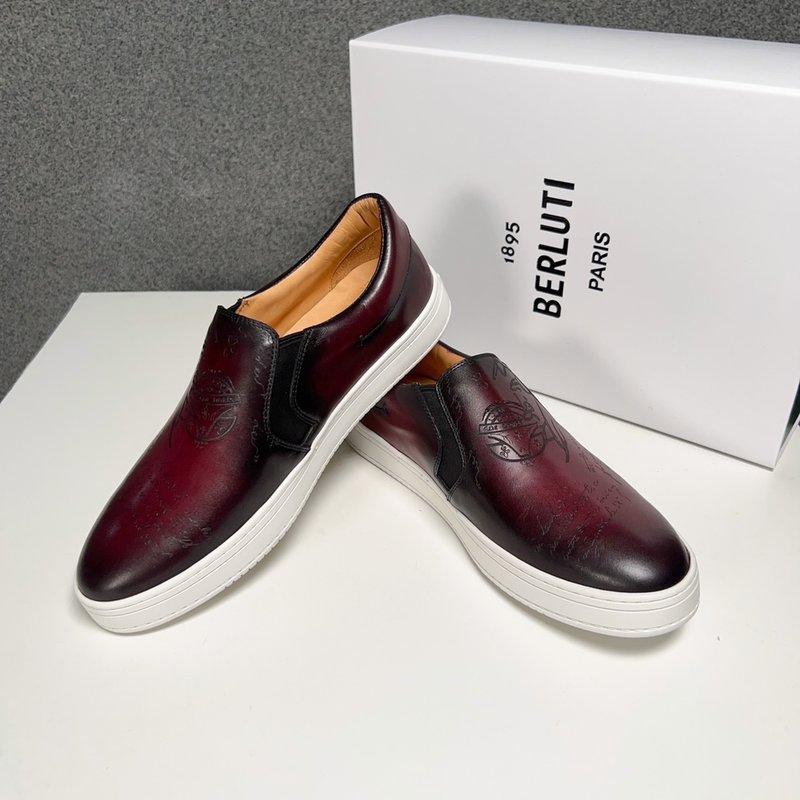 Berluti 벨루티 남성 수제 가죽 스니커즈 001-262555
