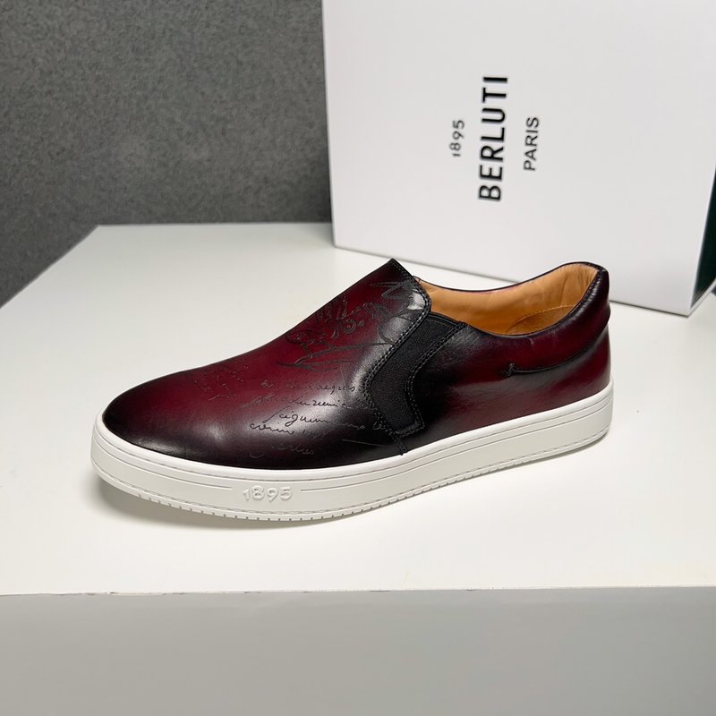 Berluti 벨루티 남성 수제 가죽 스니커즈 001-262555