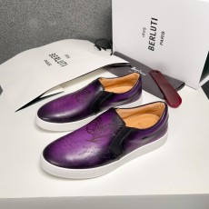 Berluti 벨루티 남성 퍼플 수제 스니커즈 001-262557