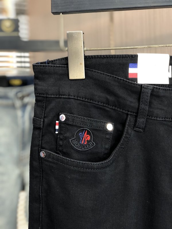 몽클레르春夏 슬림 스트레이트 데님 팬츠 001-262854