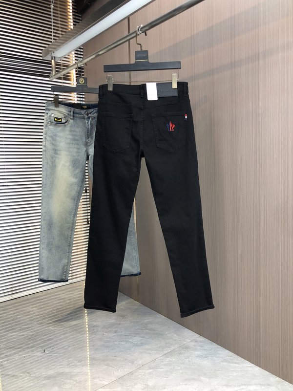 몽클레르春夏 슬림 스트레이트 데님 팬츠 001-262854