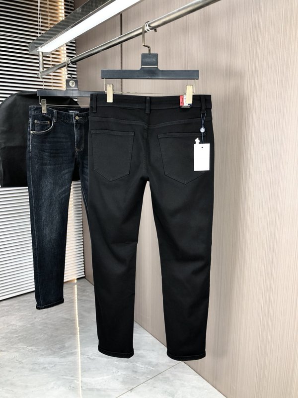 몽클레어 남성용 슬림 스트레이트 데님 팬츠 001-262864