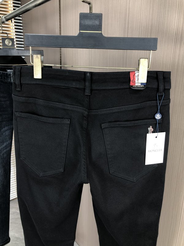 몽클레어 남성용 슬림 스트레이트 데님 팬츠 001-262864