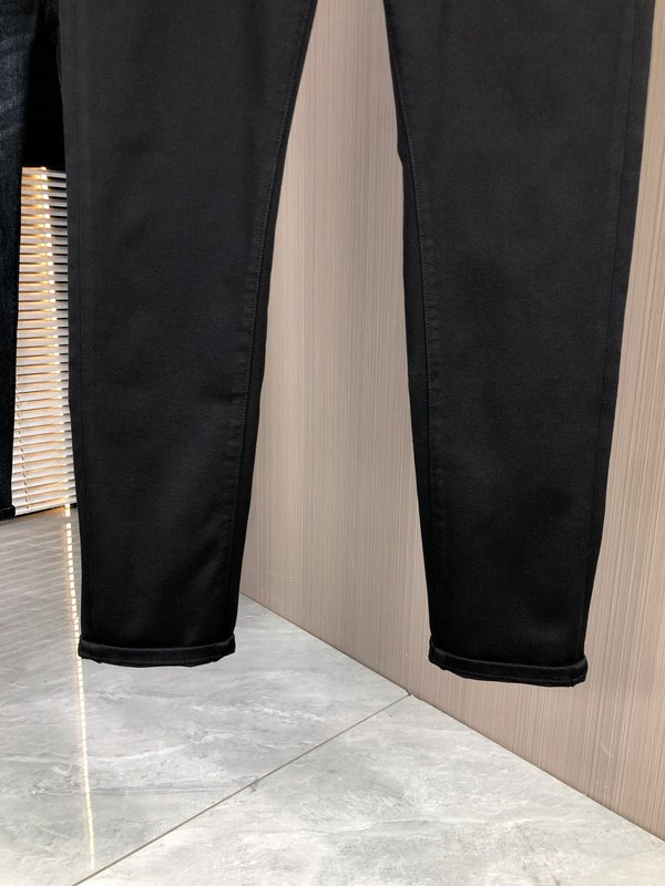 몽클레어 남성용 슬림 스트레이트 데님 팬츠 001-262864