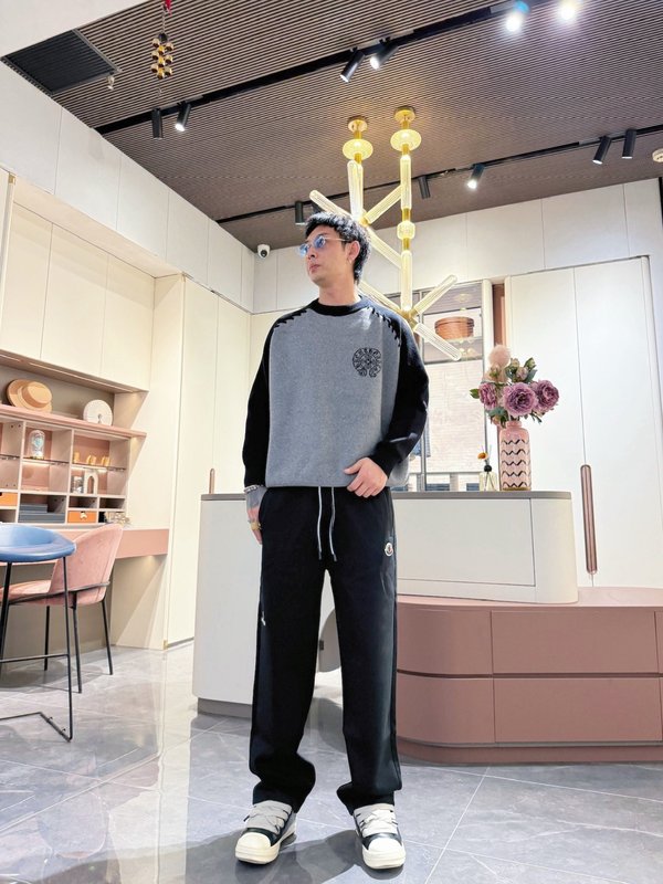 몽클레르 2025 가을 겨울 남성용 두꺼운 캐주얼 팬츠 001-262873