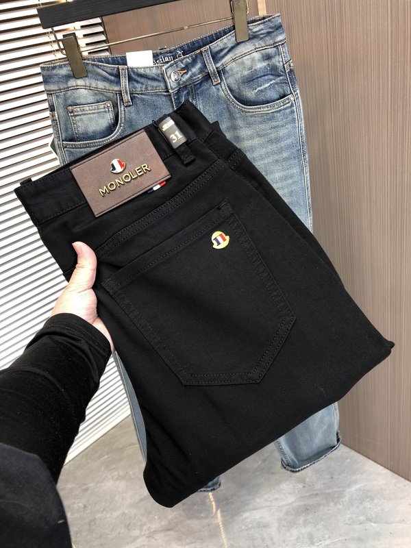 몽클레르春夏 슬림 스트레이트 데님 팬츠 001-262893