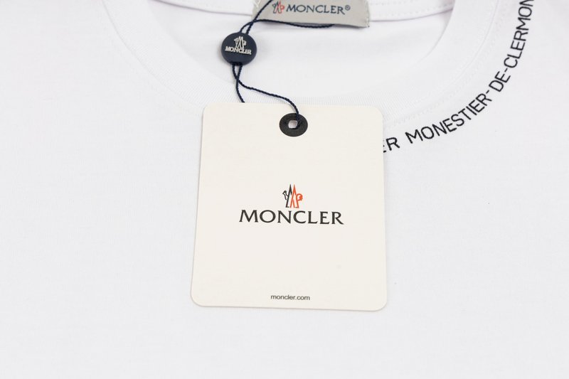 몽클레르 2025 봄 더블 야면 순면 반팔 티셔츠 001-262936