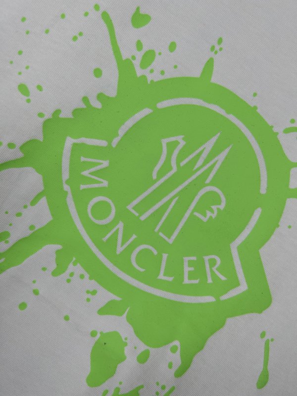 몽클레르 공식同款 프린팅 순면 반팔 티셔츠 001-262964