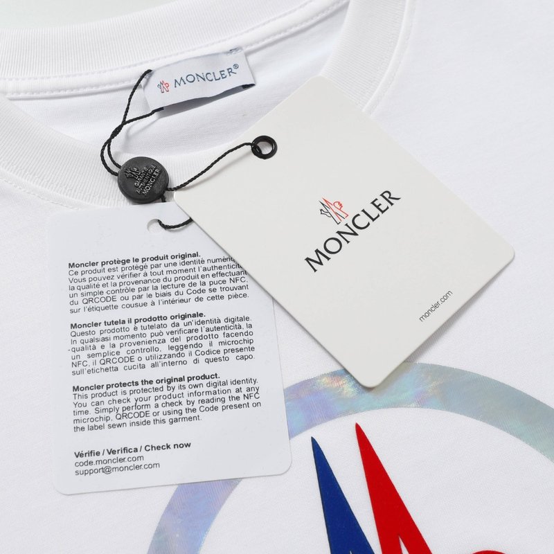 몽클레르 2025 순면 더블 야스 반팔 티셔츠 001-262985