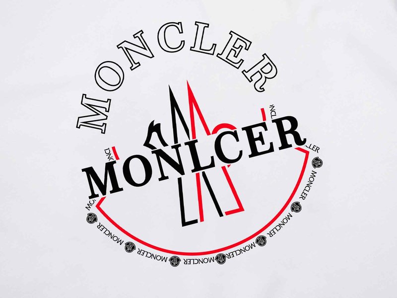 몽클레르 2025 프린팅 순면 반팔 티셔츠 001-262989