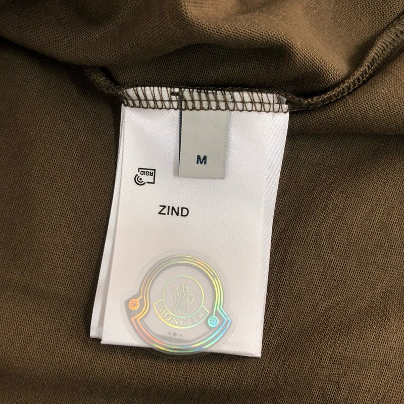 몽클레어 2025 년 커플순수 면 반팔 티셔츠 001-263043