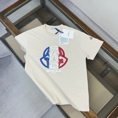 몽클레르 커플룩 순면 라운드넥 반팔 티셔츠 001-263062