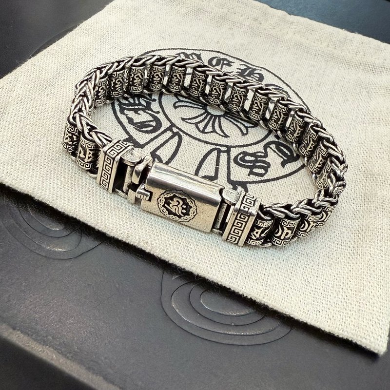 Chrome Hearts 클래식 빈티지 범문 팔찌 001-263122
