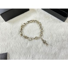 크롬하츠 타원형 링 십자가 팔찌 001-263137