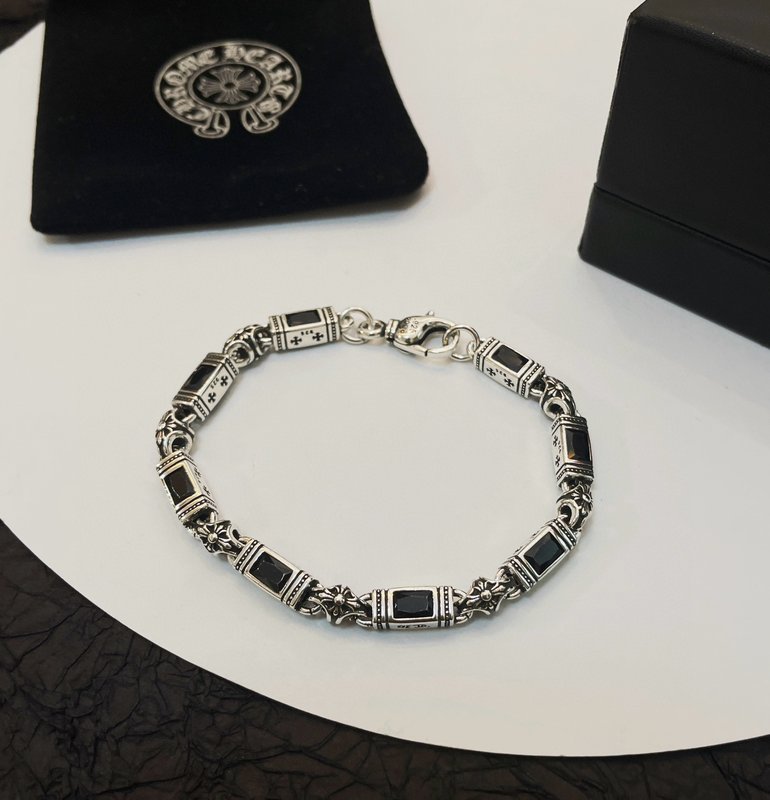Chrome Hearts 크로스 다이아몬드 팔찌 001-263150