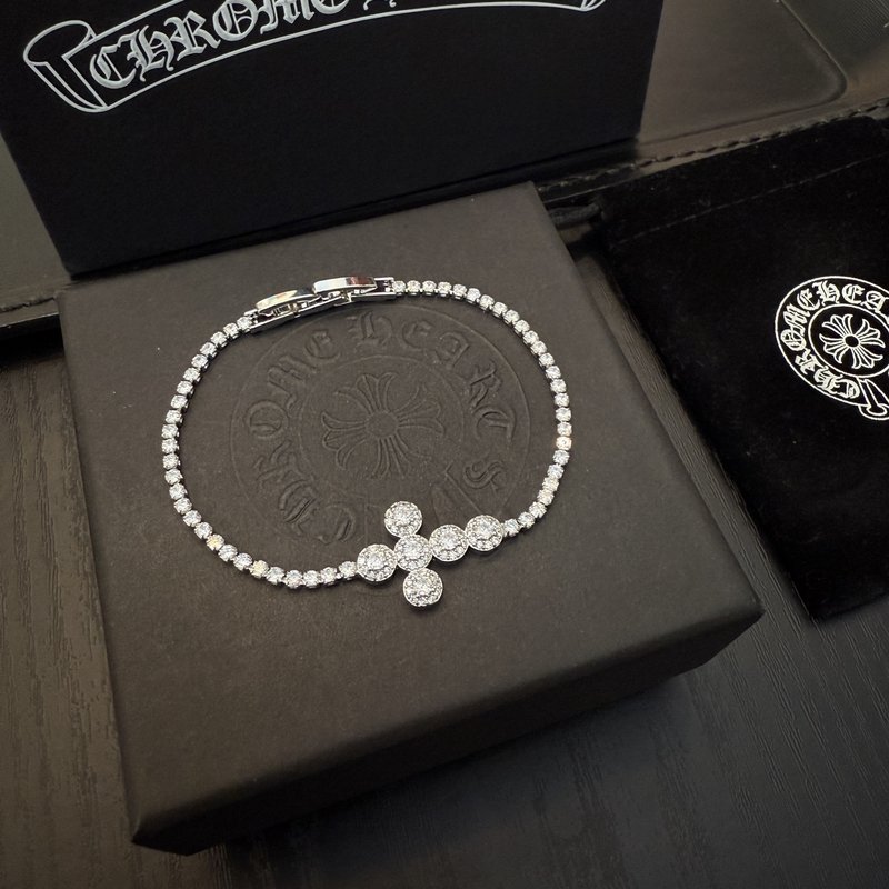 Chrome Hearts 크로스 다이아몬드 팔찌 001-263183