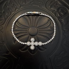 Chrome Hearts 크로스 다이아몬드 팔찌 001-263183