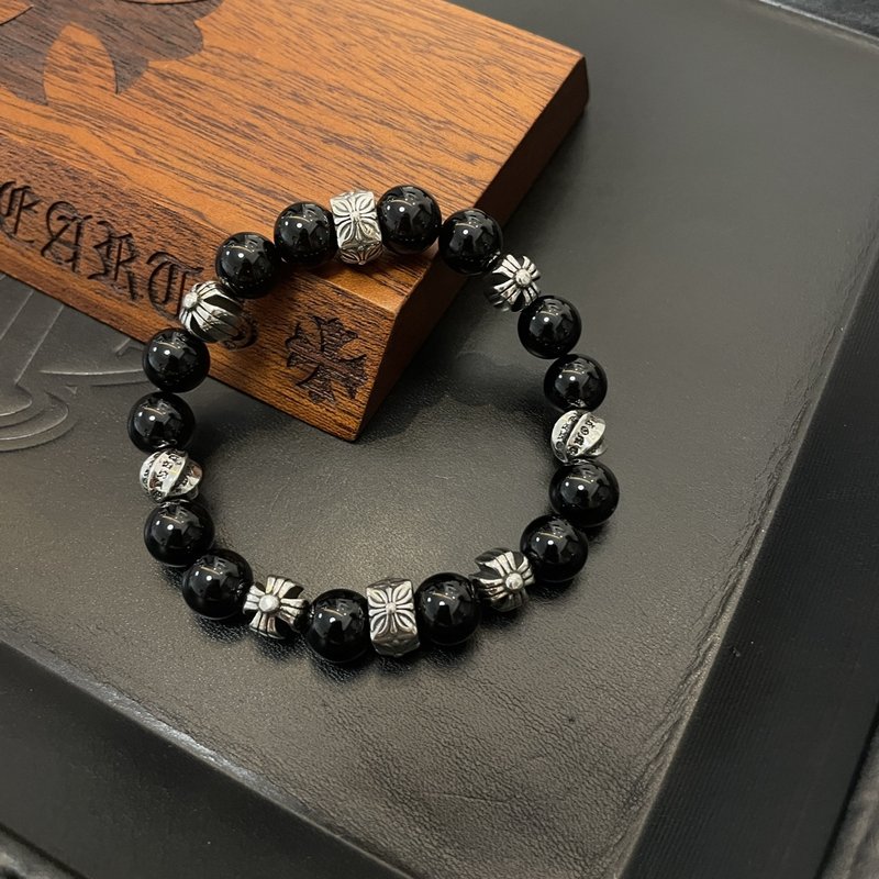 Chrome Hearts 흑요석 팔찌 001-263206