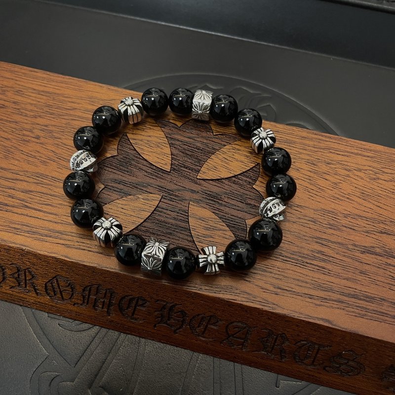 Chrome Hearts 흑요석 팔찌 001-263206