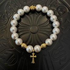 Chrome Hearts 빈티지 진주 십자가 팔찌 001-263272