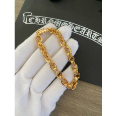 크롬하츠 레터 다이아몬드 24K 골드 팔찌 001-263280