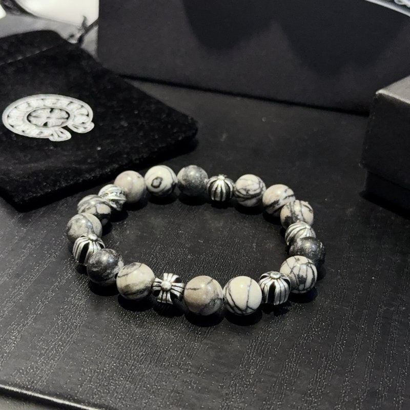 Chrome Hearts 빈티지 멀티 요소 팔찌 001-263315