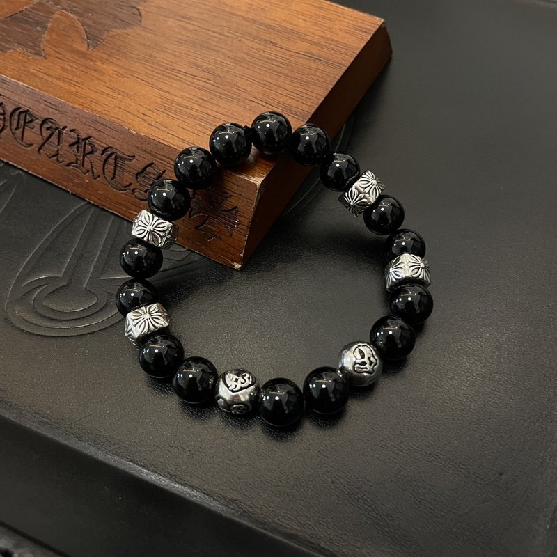 Chrome Hearts 클래식 흑마노 팔찌 001-263374