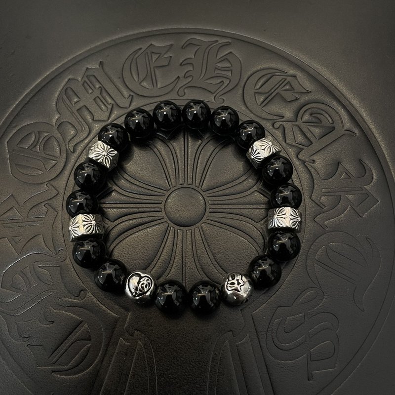 Chrome Hearts 클래식 흑마노 팔찌 001-263374