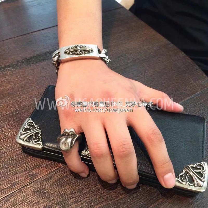 크로심 십자화 랍스터 걸쇠 굵은 팔찌 001-263397