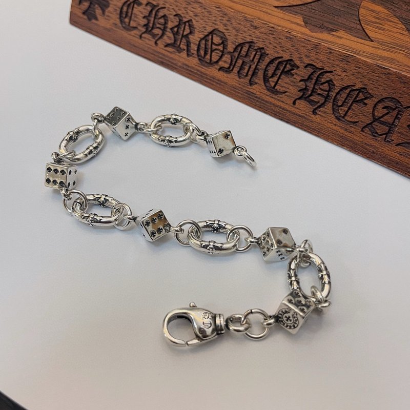 크롬하츠 클래식 빈티지 주사위 팔찌 001-263414