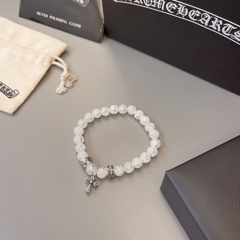 크로하트 천연비즈 실버비즈 팔찌 001-263465