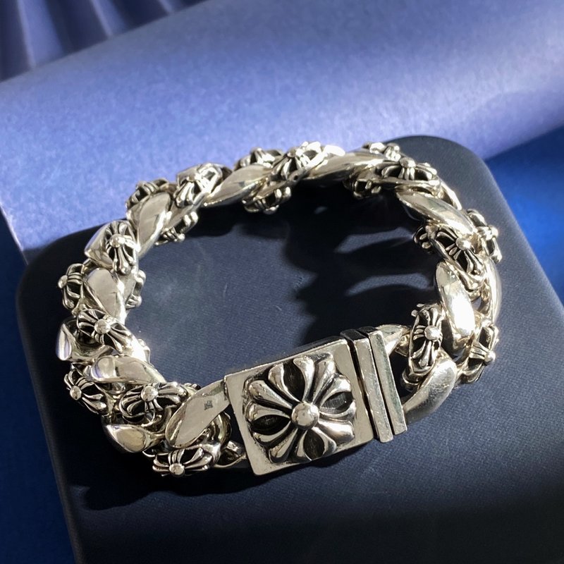 크롬하츠 쿠바 체인 팔찌 001-263470