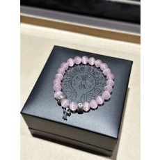 크롬하트 분홍색 캣츠아이 팔찌 001-263492