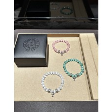 클로로 하트 화이트 캣츠아이 팔찌 001-263493
