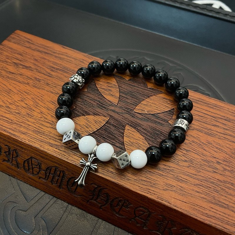 크롬하츠 흑요석 팔찌 001-263512