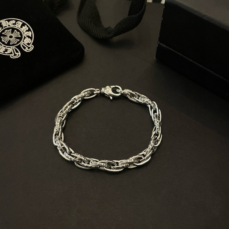 Chrome Hearts 빈티지 링크 체인 팔찌 001-263525