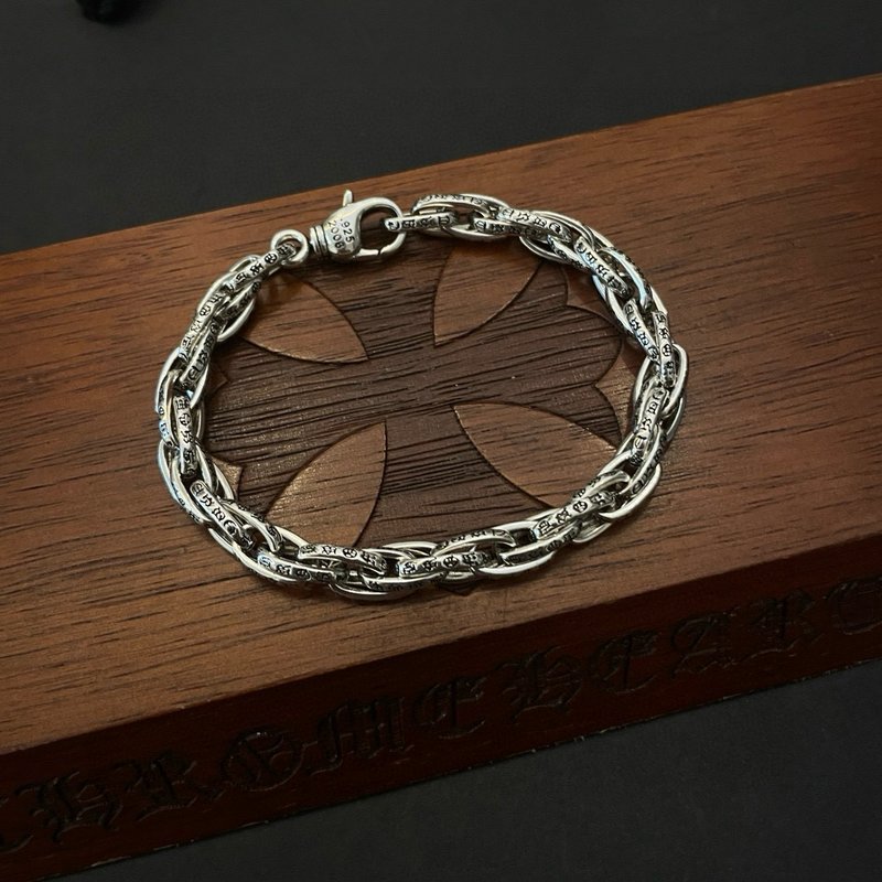 Chrome Hearts 빈티지 링크 체인 팔찌 001-263525