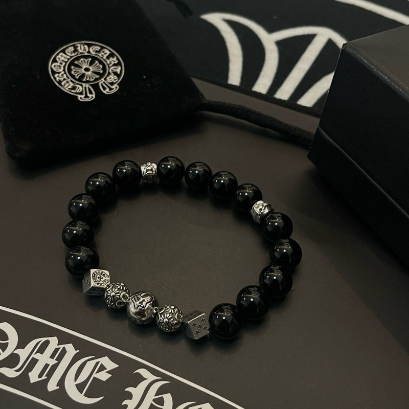 크롬하츠 흑요석 레트로 팔찌 001-263527