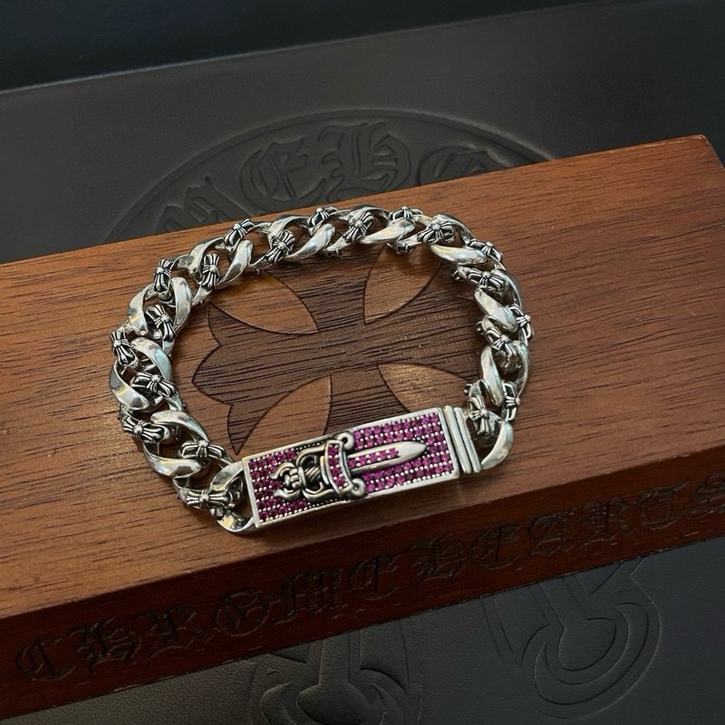 Chrome Hearts 빈티지 크로스 팔찌 001-263528