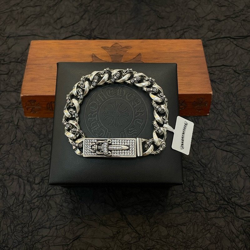Chrome Hearts 빈티지 크로스 플라워 다이아몬 001-263536