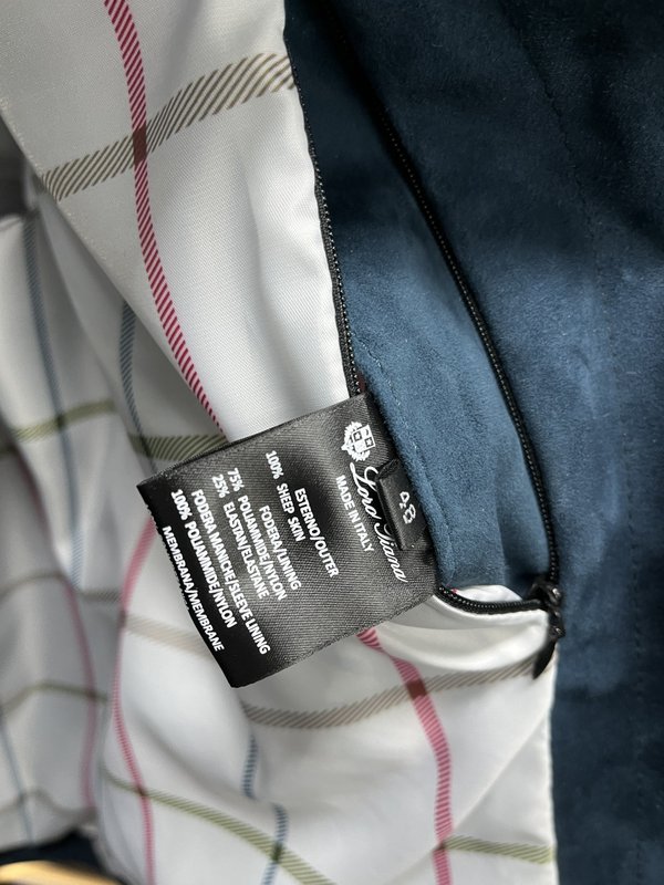 Loro Piana 턴다운 칼라 가죽 자켓 001-263580