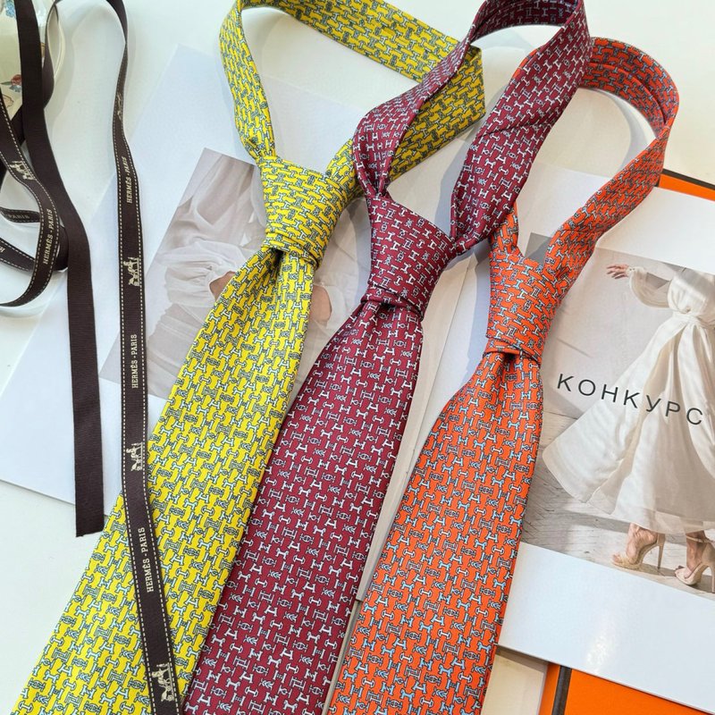 에르메스 남성용 프린트 넥타이 001-264070