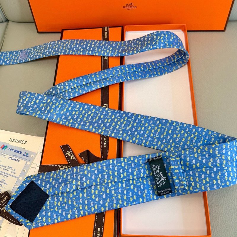 에르메스 우산 프린트 넥타이 001-264179