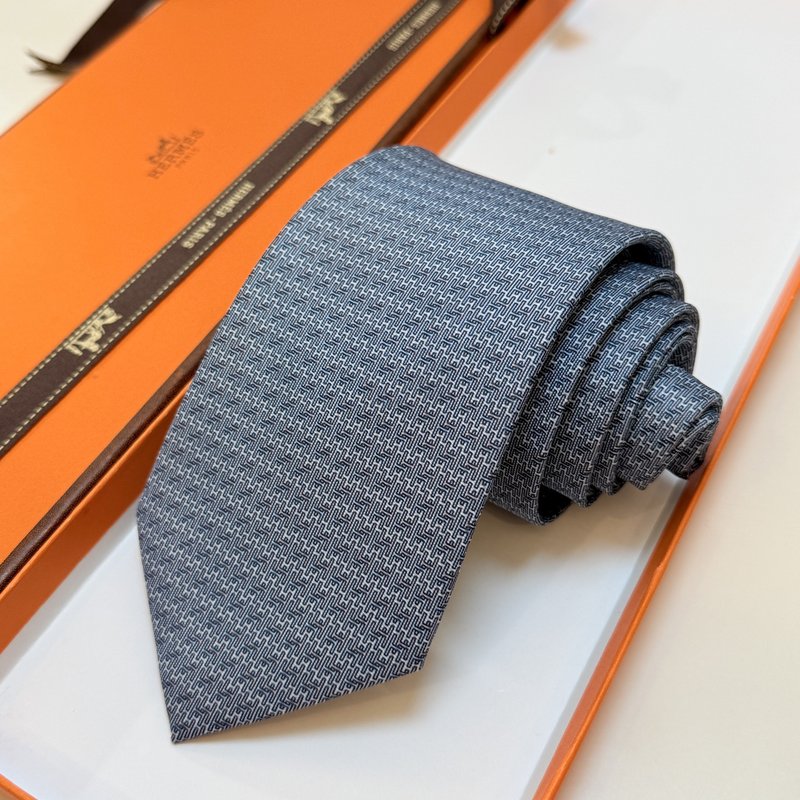 에르메스 H Duo 프린트 남성 넥타이 001-264532