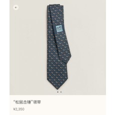 에르메스 핸드 스티치 트윌 실크 넥타이 001-264607