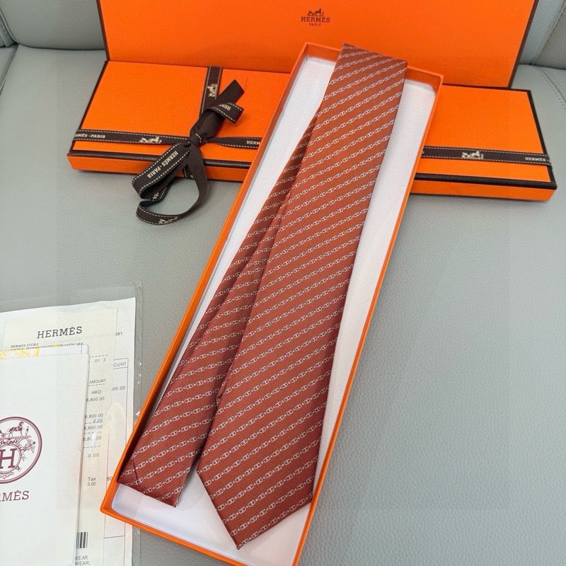 에르메스 남성용 넥타이 앵커 모티프 001-264650