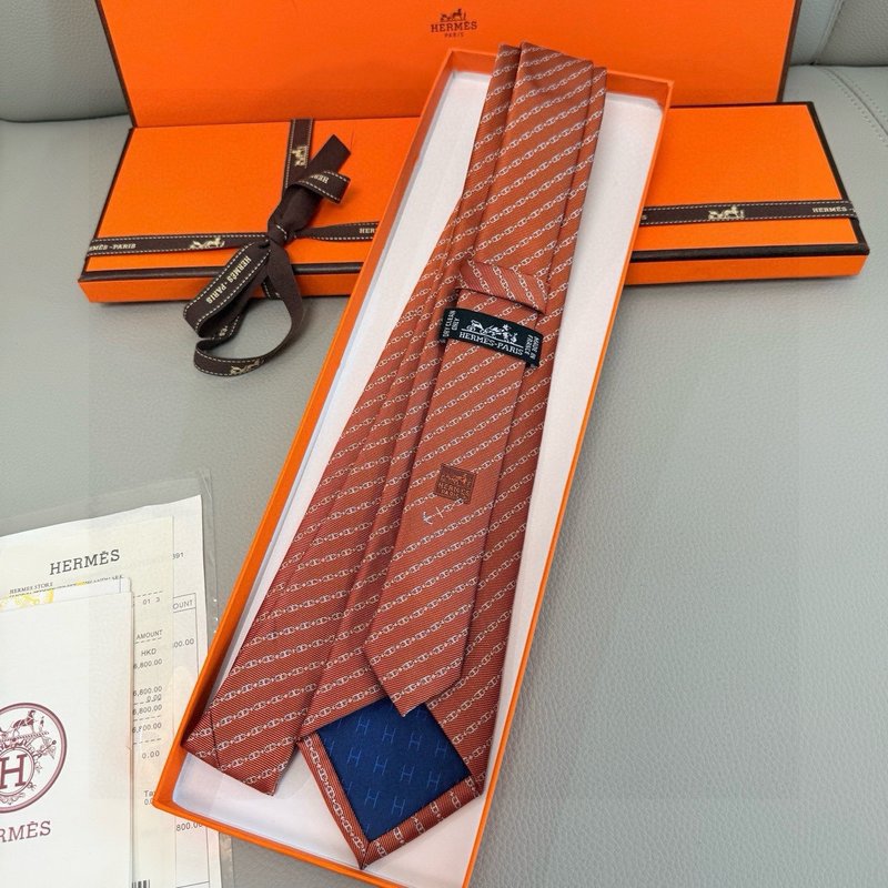 에르메스 남성용 넥타이 앵커 모티프 001-264650