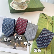 구찌 마구 장식 셔틀 실크 넥타이 001-264719